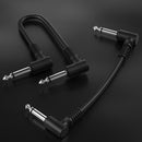 15cm Musical Instruments Patch Cord 6.35 Electric Guitar Effect Pedal Cable Wire