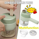 Handheld Electric Vegetable Cutter Garlic Press and Slicer NEW_
