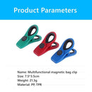 Folder Plastic Bag Sealing Clip Bag Clip Fridge Magnet Magnetic Sealing Clip
