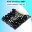 4pin+6pin ATX Power Supply Breakout Board Adapter for Mining LED Connector Kit