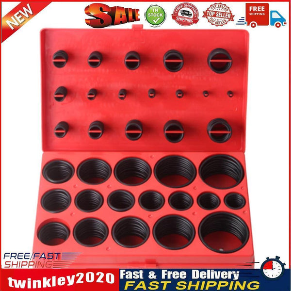 Assorted Car O-Ring Seal Automotive O Ring Rubber Gasket Washer (419pcs) Newly