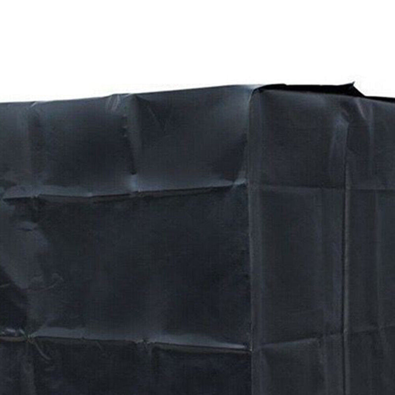 Water Tank Protective Cover IBC Container Waterproof Dust Sunscreen (Black)