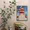 Frameless Oil Paint By Numbers Gnome DIY Canvas Picture Craft for Home