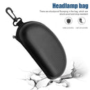 Portable Headlamp Storage Bag Outdoor Travel Flashlight Carrying Case Holders