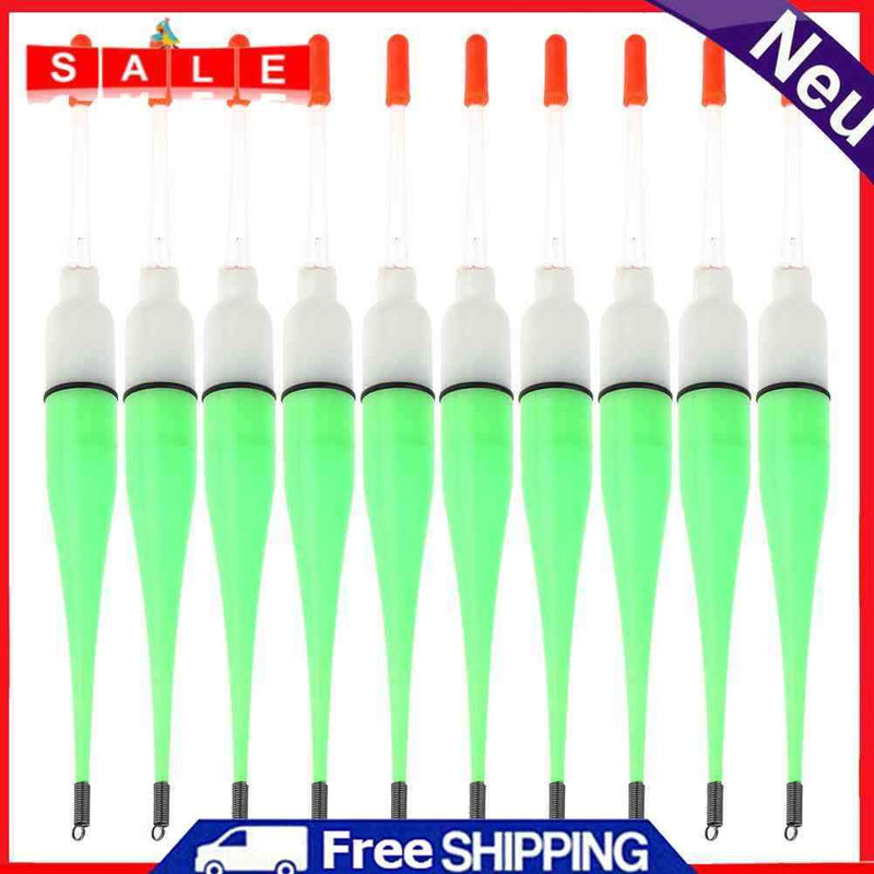 10pcs Plastic Glowing Floating Night Fishing Electronic Addresses Z