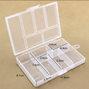 Coin Transparent Plastic Candy cases Jewelry Organizer Pill Case Storage Box