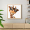 Giraffe with Glasses Oil Paint By Numbers Kits Canvas Drawing DIY Cartoon