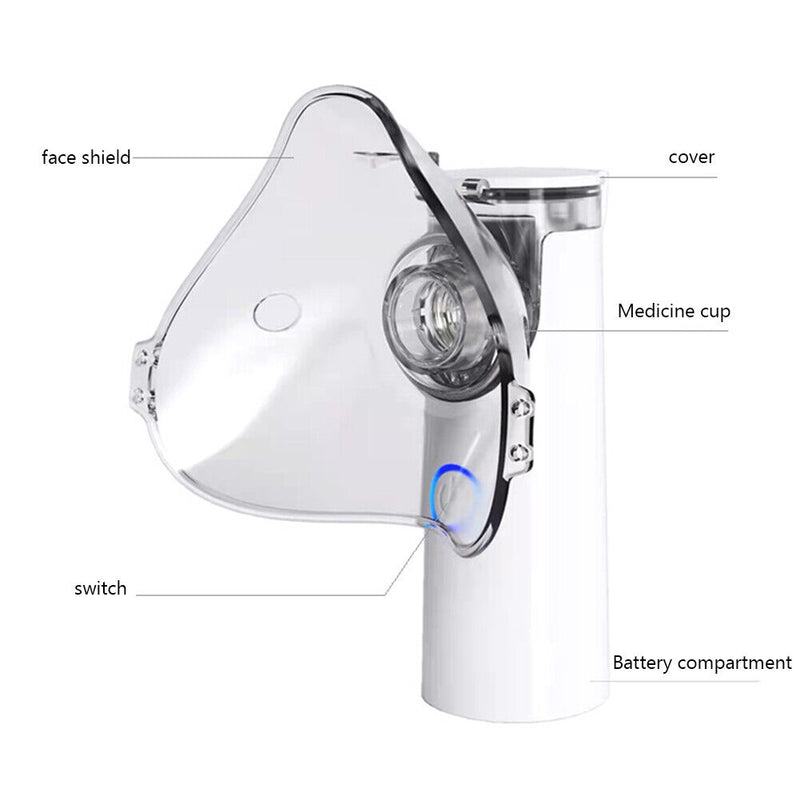 Portable Steam Air Humidifier Handheld Ultrasonic Atomizer Sprayer Recharge