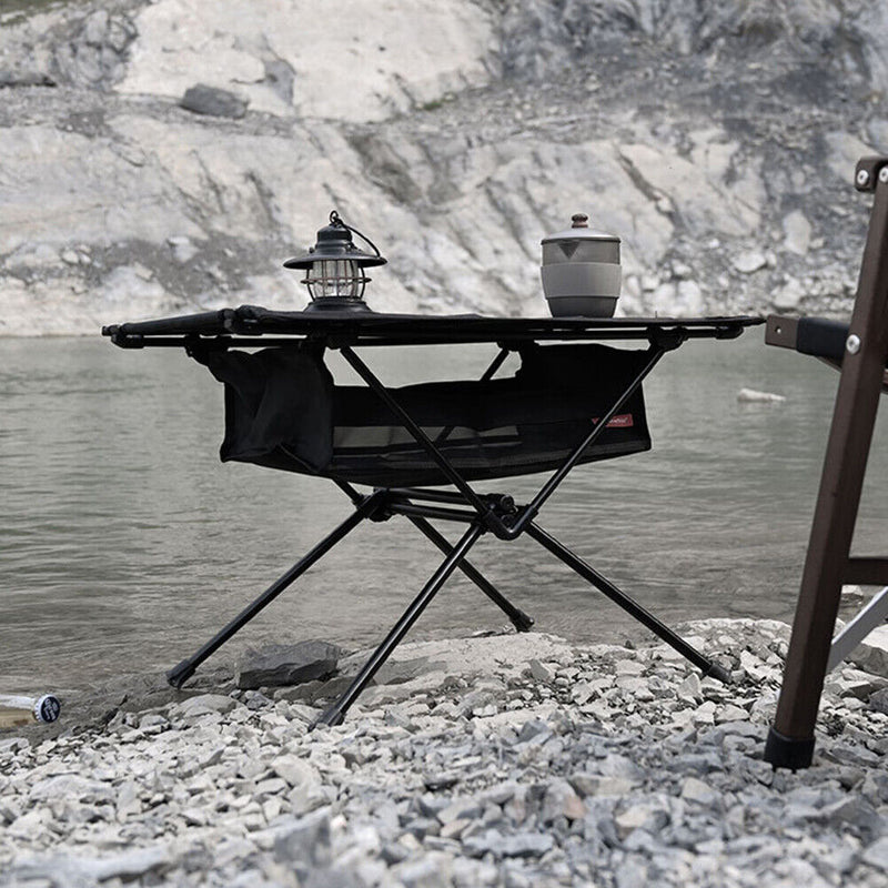 Shinetrip Lightweight Foldable Outdoor Barbecue Picnic Hiking Table Storage B