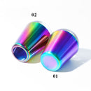 Aurora Titanium Rainbow Handle Nail Stamper  Seal Nail Art Stamping Plate