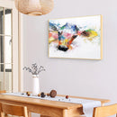 DIY Painting By Numbers Color Cattle Picture Oil Hand Painted Artwork Kit