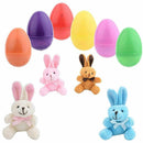 10 Pcs Plastic Easter Eggs Open Gacha Eggshell Color Random