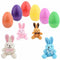 10 Pcs Plastic Easter Eggs Open Gacha Eggshell Color Random