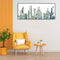 3 Panel Cactus Colouring Oil Canvas Picture DIY Handpainted Paint By Numbers Kit