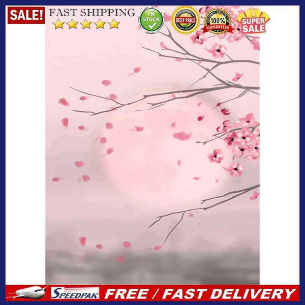 Blooming Apricot Flower Coloring Picture Oil Paint By Numbers DIY No Frame Gi