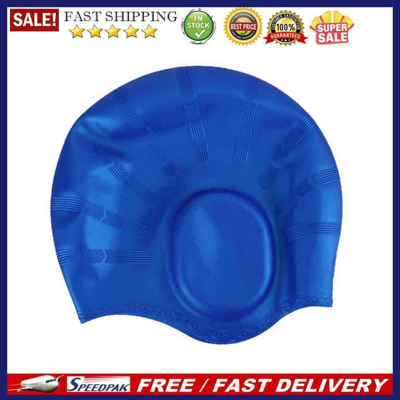 Swimming Caps Men Women Waterproof Swim Pool Cap Ear Protect Silicone Divin