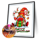 5D DIY Diamond Drawing Christmas Goblin Full Round Drill Wall Decor Art (B5051)