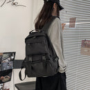Fashion Japanese Backpack Women Men Nylon Student Large Shoulder Travel Backpack