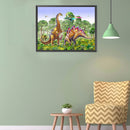 Dinosaur Pattern Full Square Drill Diamond Painting Art Craft of Animal Series