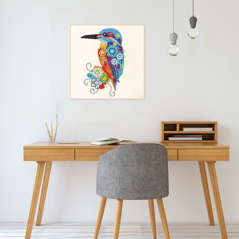 5D Partial Special Shaped Diamond Painting Hummingbird Poster Kit (UP262) Newly
