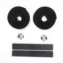 Cycling Cork Handlebar Tape Black + 2 Bar Plug Carbon fiber black