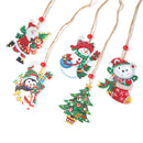 Double-sided 5D Diamond Painting Christmas Pendant Xmas Trees DIY (GP006)
