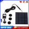 Solar Power Fountain Water Pump Panel Kit Pool Garden Brushless Waterpump
