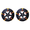 4pcs Car Tire Chains Anti-slip Snow Chains Easy Disassembly Auto Accessories