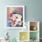 Hibiscus Oil Paint By Numbers Kit DIY Wall Art Picture Craft Home Decoration