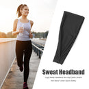 1pc Solid Color Yoga Sweat Headband Non-Brief Elastic Stretch Hair Band Turban