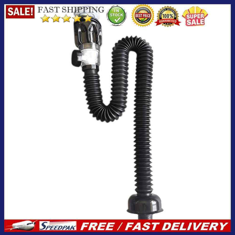 Flexible Deodorant Sink ABS Drain Pipe Horizontal/Vertical Row Suitable