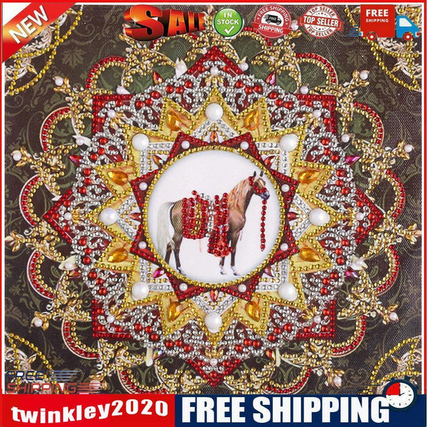 5D DIY Special Shaped Diamond Painting Mandala Cross Stitch Kits (DZ237)