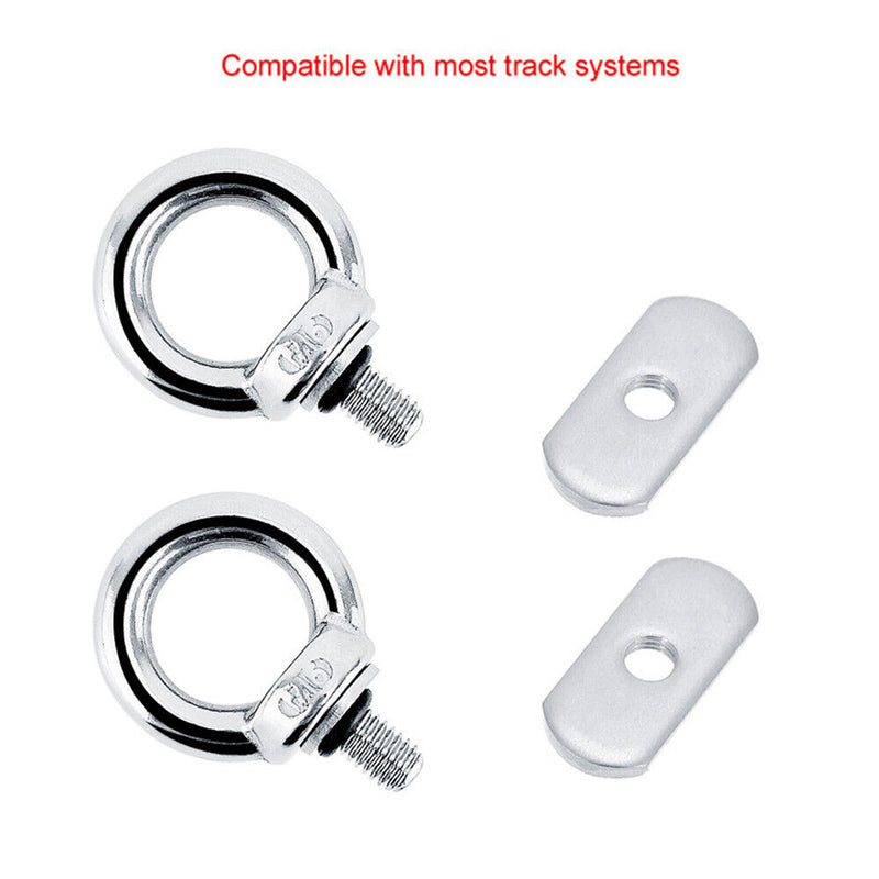 Kayak Rail Track Screws Boat Canoe Accessories Boats Rails Track Nuts Hardw