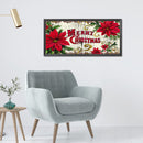 5D Full Round Drill Drawing Picture Christmas Flower Diamond Painting Room De