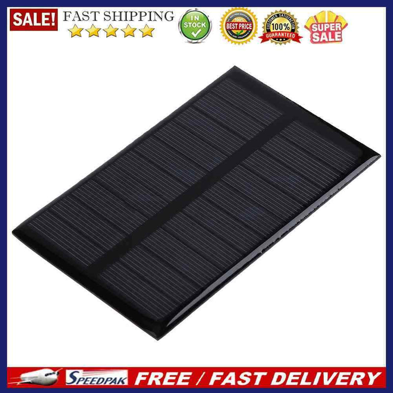5V 1.2W 240mA DIY Polycrystalline Silicon Solar Panel Battery Solar Charger