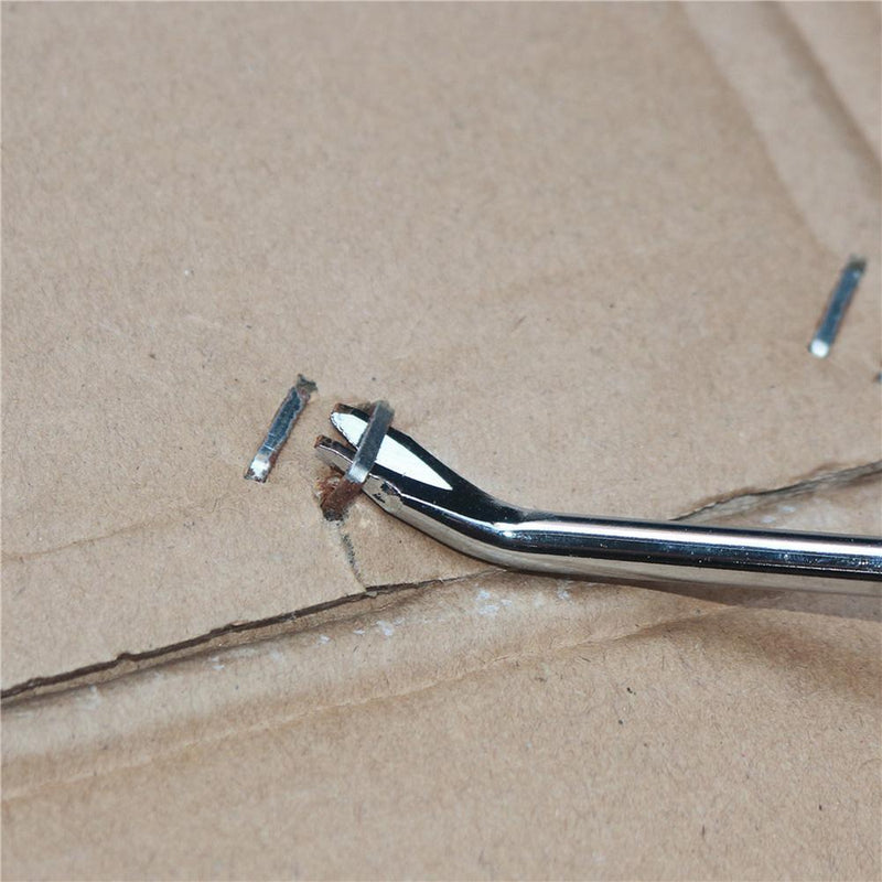 Car Door Interior Trim Clip Screwdriver Nail Puller Fastener Clip (V Black)