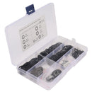 280pcs Internal Star Lock Washers Assortment Kit 7 Sizes Push on Locking Washers