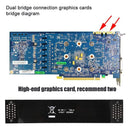 Flexible SLI Bridge GPU Cable ,VGA Card SLI Bridge Cable Interconnect Connector