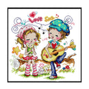 Partial Embroidery Love Song DIY Stamped Canvas 14CT Needlework Sets Home Decor