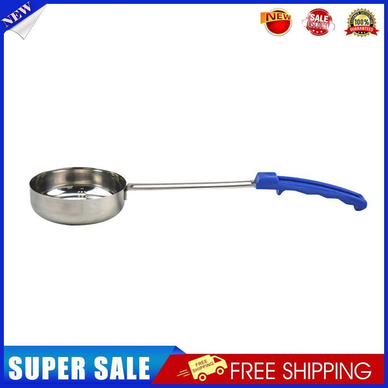 Pizza Spread Sauce Ladle Flat Bottom Kitchen Cooking Spoon (Blue 8 Ounce)
