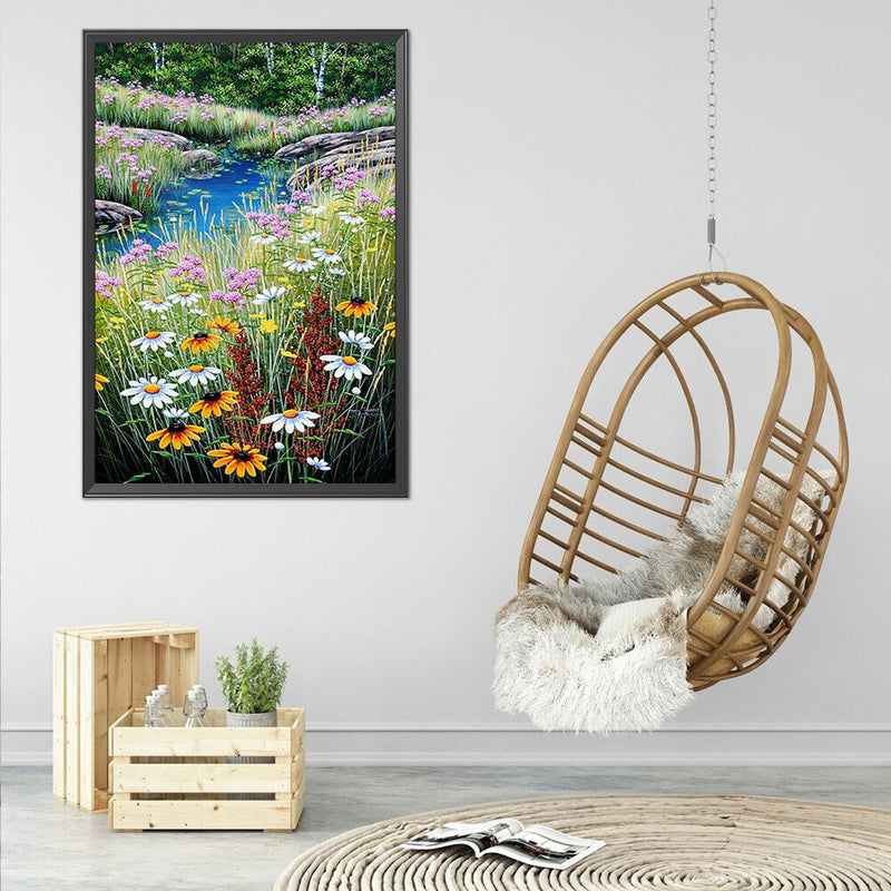 Paint By Numbers for Adults Beginner Flower Home Wall Living Bedroom Decoration