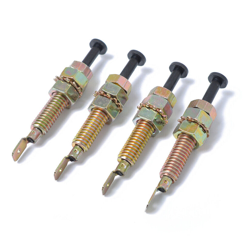 Universal Car Door Jamb Trunk Hood Pin Switch Adjustable Length (4pcs) Newly