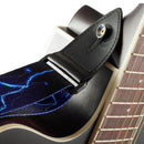 Leather Folk Guitar Strap Adjustable Belt Musical Instrument Parts (Flash) Newly