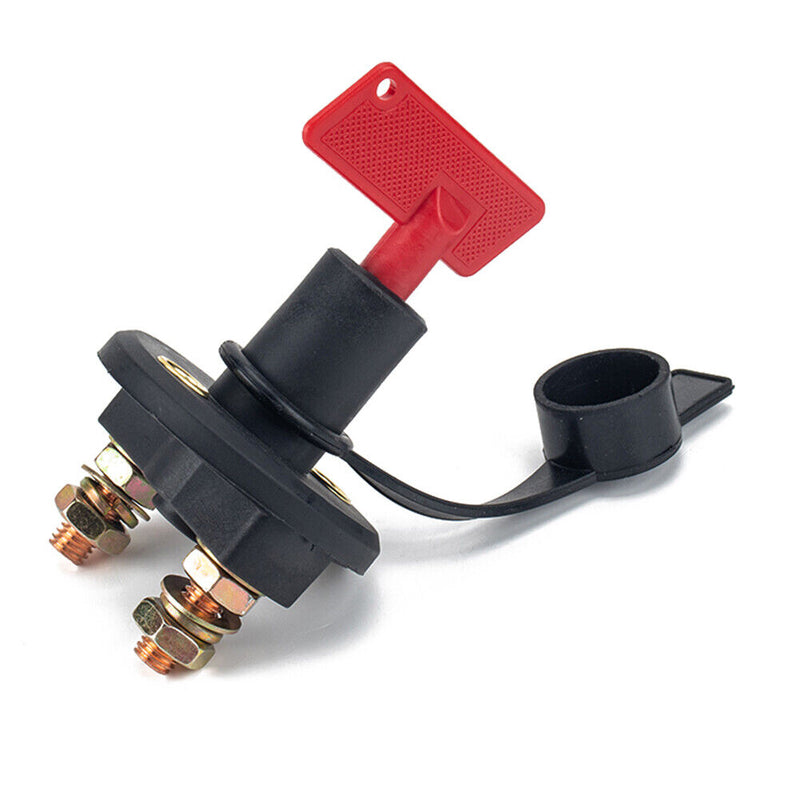 200A Car Battery Disconnect Switch Cut Off Switch Isolator with Dust Cover Newly