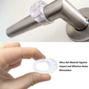 Transparent Doorstop Silicone Door Handle Buffer Wall Protector F6X2 X8G1