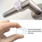 Transparent Doorstop Silicone Door Handle Buffer Wall Protector F6X2 X8G1