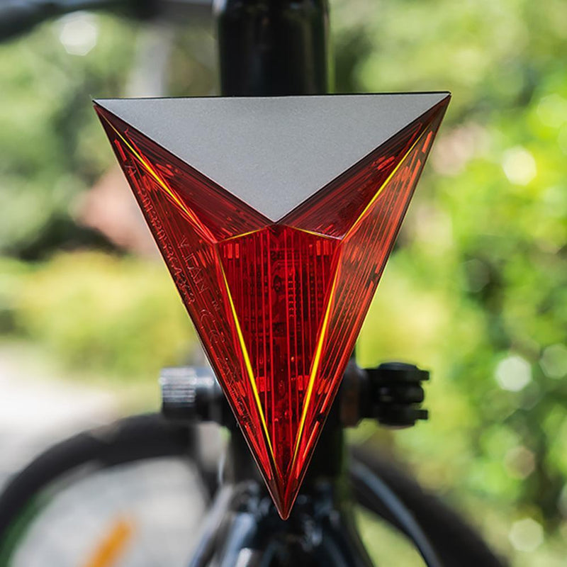 Waterproof Adjustable Mountain Bike Tail Light Flash Safety Warning Lamp