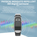 Ultrasonic Mosquito Repellent Bracelet Anti Pest Electronic Watch (Black) Newly