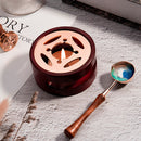 Wooden Stamp Wax Warmer Seal Beads Melting Stove Sticks Furnace Pot for Candle