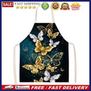 Butterfly Apron Xmas Oil-Proof Hanging Neck Pinafore Accessories for Kitchen